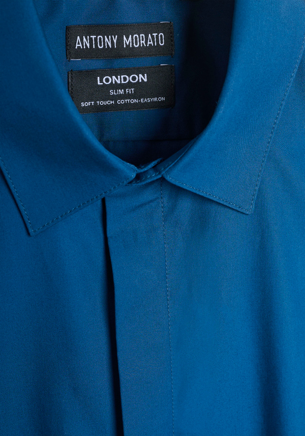 SLIM FIT "LONDON" SHIRT IN EASY IRON FABRIC - Antony Morato Online Shop
