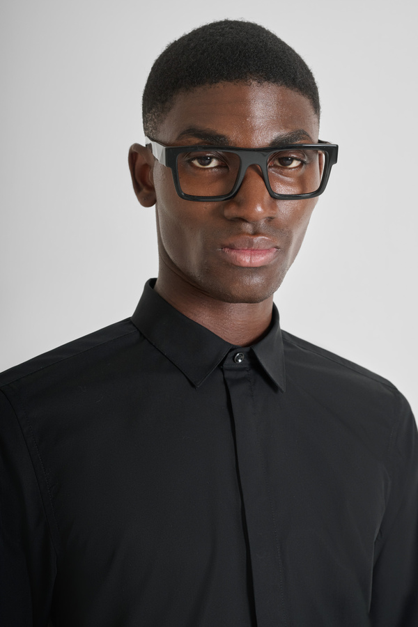 CAMICIA SLIM FIT “LONDON” IN COTONE EASY IRON CON ABBOTTONATURA NASCOSTA - Antony Morato Online Shop