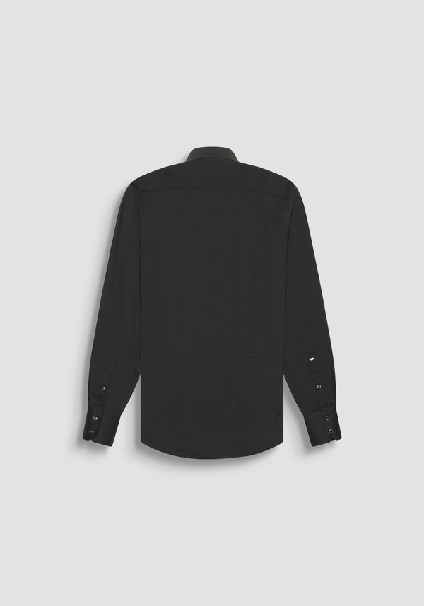 CAMICIA "MILANO" SUPER SLIM FIT IN POPELINE DI COTONE TOCCO MORBIDO ELASTICO - Antony Morato Online Shop