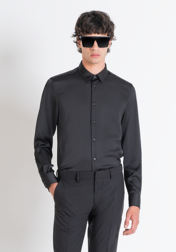 CHEMISE « NAPOLI » REGULAR FIT EN SATIN DOUX - Antony Morato Online Shop