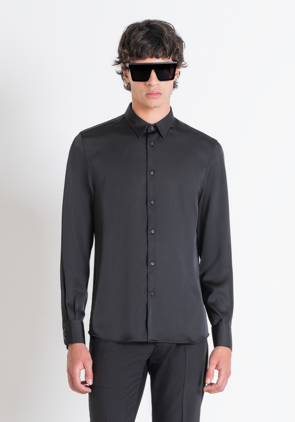 CHEMISE « NAPOLI » REGULAR FIT EN SATIN DOUX - Antony Morato Online Shop