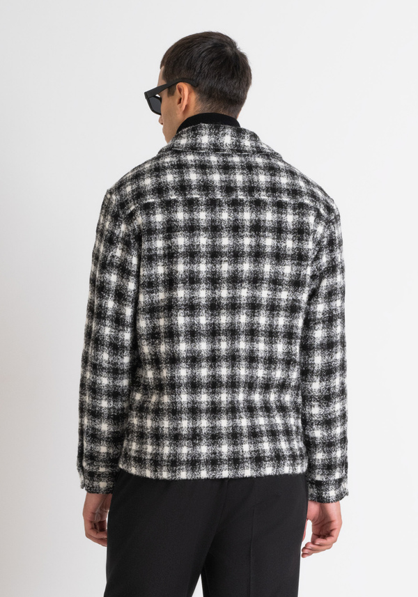 HEMD „BONN“ REGULAR FIT AUS WOLLMISCHUNG UND SCHACHMUSTER - Antony Morato Online Shop