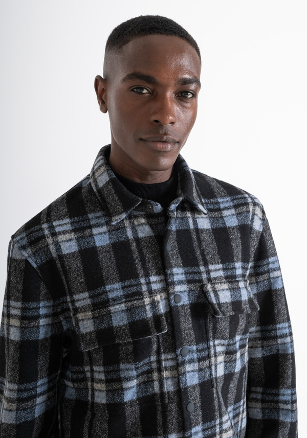 CAMICIA "BARCELLONA" REGULAR FIT TAGLIO DRITTO IN COTONE A SCACCHI - Antony Morato Online Shop
