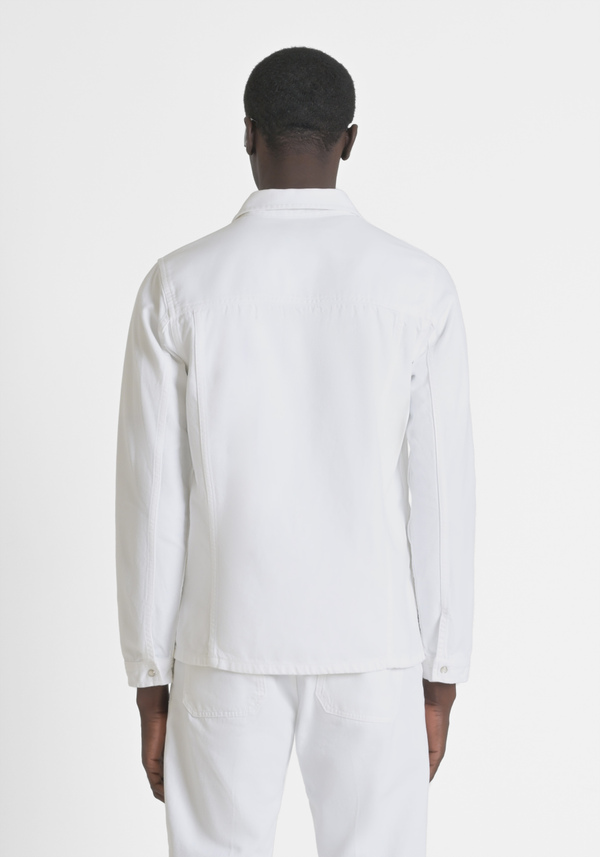 "DAN" REGULAR FIT SOLID COLOUR DENIM SHIRT - Antony Morato Online Shop