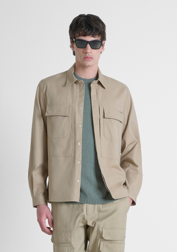 "CORDOBA" REGULAR FIT SHIRT VISCOSE BLEND - Antony Morato Online Shop