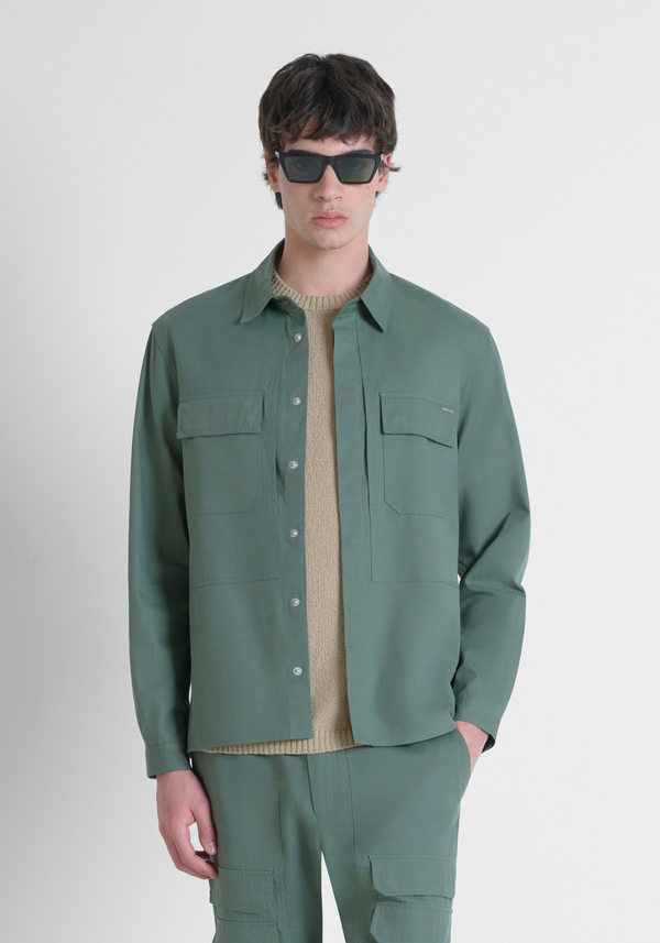 "CORDOBA" REGULAR FIT SHIRT VISCOSE BLEND - Antony Morato Online Shop