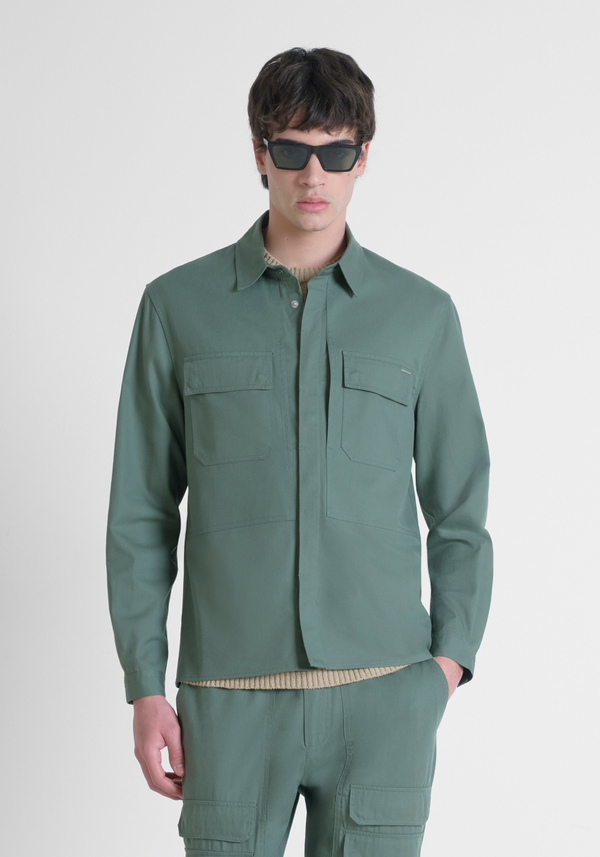 "CORDOBA" REGULAR FIT SHIRT VISCOSE BLEND - Antony Morato Online Shop