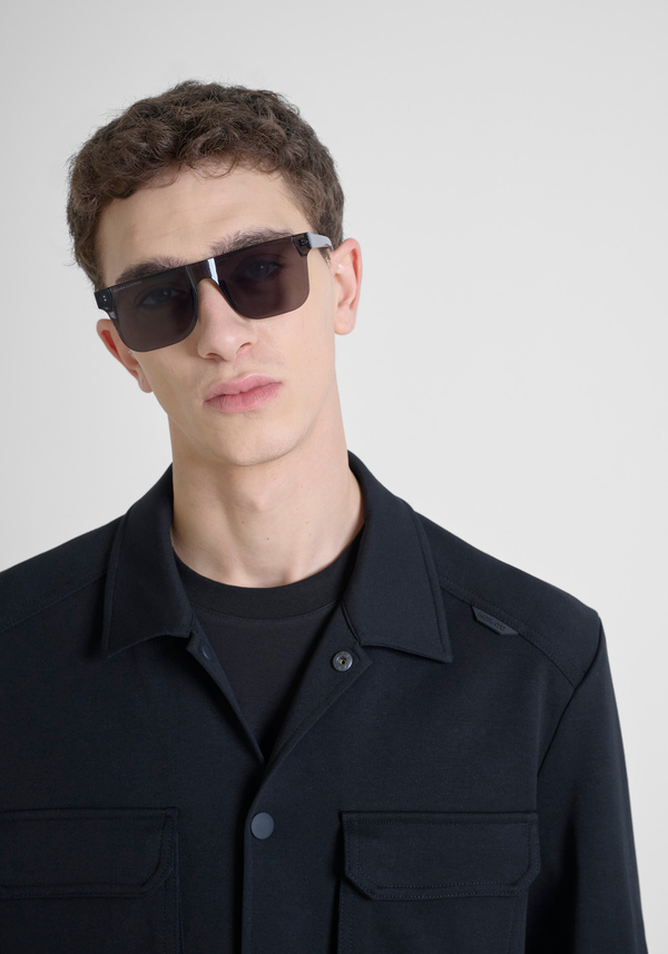 REGULAR FIT SHIRT IN COTTON BLEND WITH POCKETS - Antony Morato Online Shop