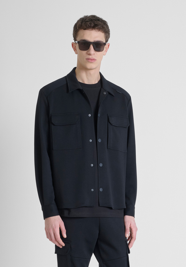 REGULAR FIT SHIRT IN COTTON BLEND WITH POCKETS - Antony Morato Online Shop