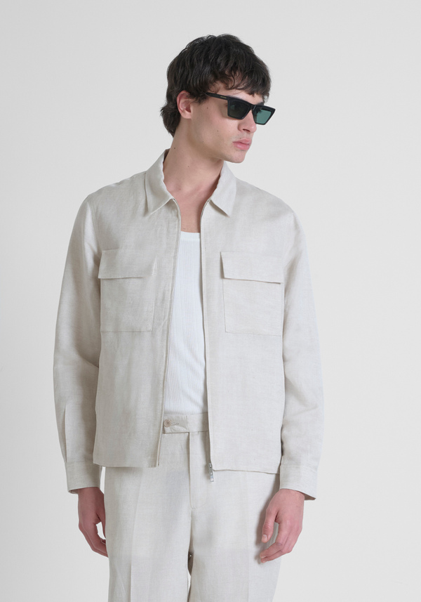 CAMICIA RELAXED FIT "BREMA" IN MISTO LINO - Antony Morato Online Shop