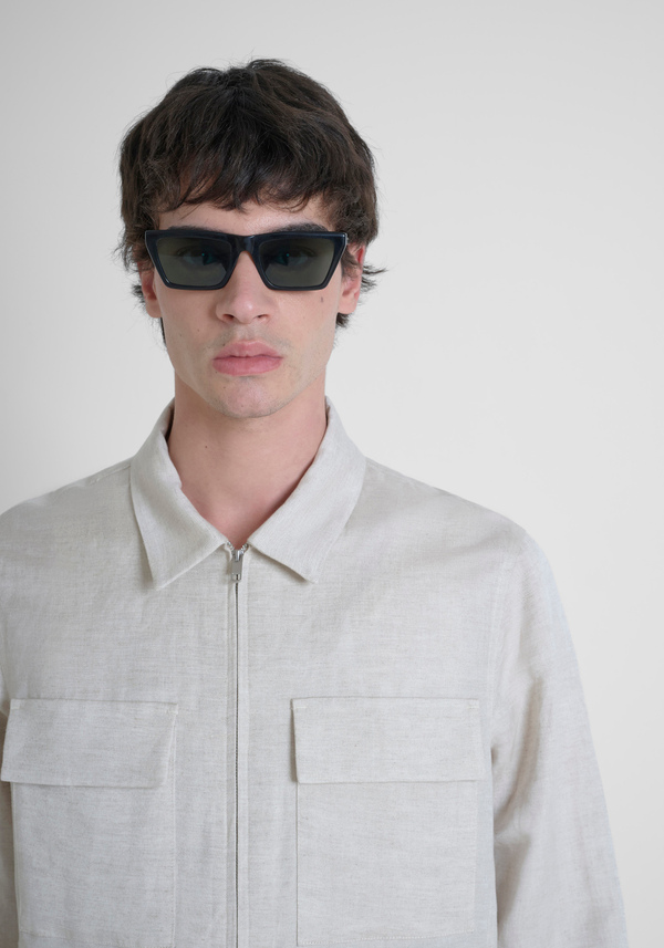 CAMICIA RELAXED FIT "BREMA" IN MISTO LINO - Antony Morato Online Shop