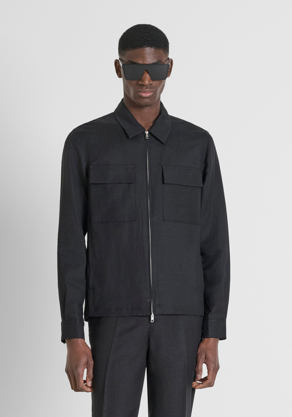 CAMICIA RELAXED FIT "BREMA" IN MISTO LINO - Antony Morato Online Shop