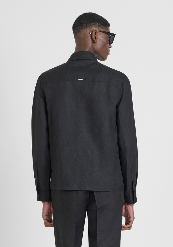 CAMICIA RELAXED FIT "BREMA" IN MISTO LINO - Antony Morato Online Shop