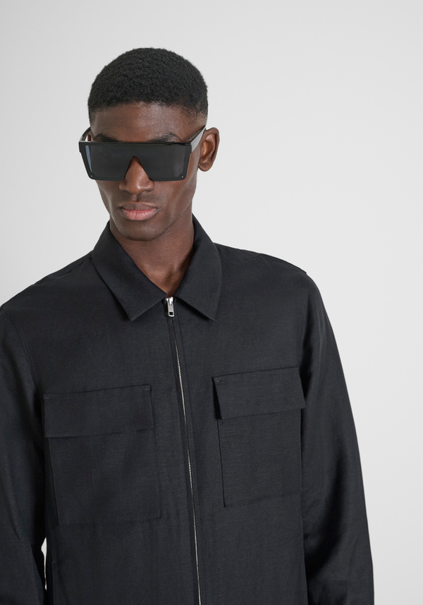 CAMICIA RELAXED FIT "BREMA" IN MISTO LINO - Antony Morato Online Shop