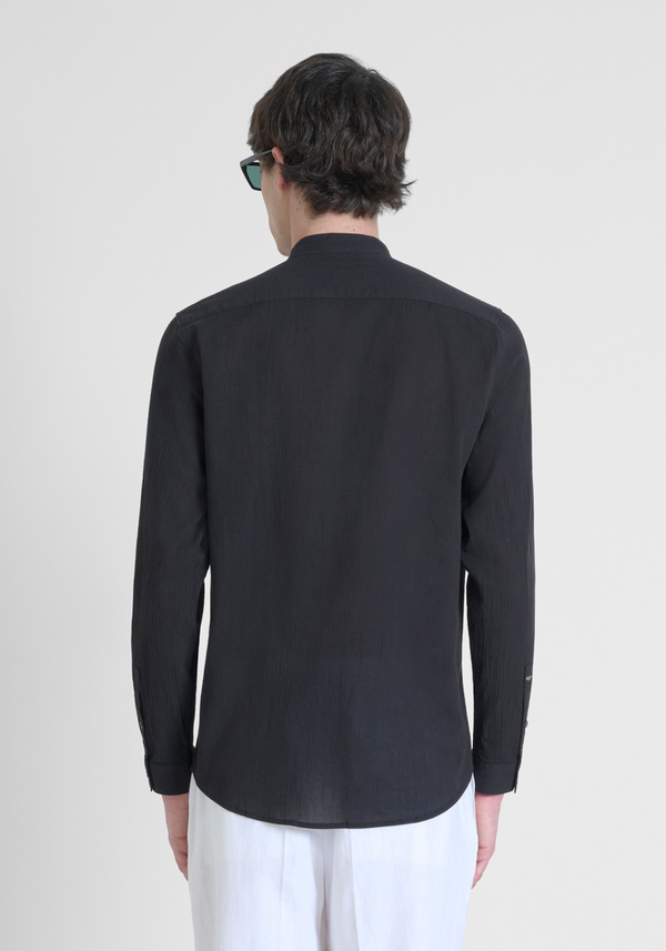 CAMISA REGULAR FIT «SEOUL» EN TEJIDO DE ALGODÓN ACABADO ANTIARRUGAS - Antony Morato Online Shop