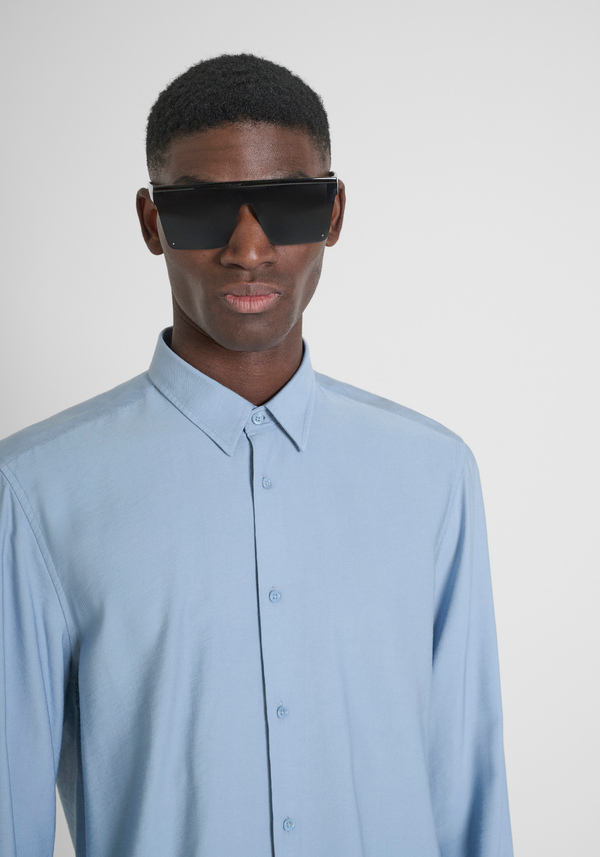 "NAPOLI" REGULAR FIT VISCOSE BLEND SHIRT - Antony Morato Online Shop
