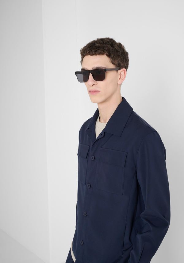"MELBOURNE" VISCOSE BLEND REGULAR FIT SHIRT - Antony Morato Online Shop