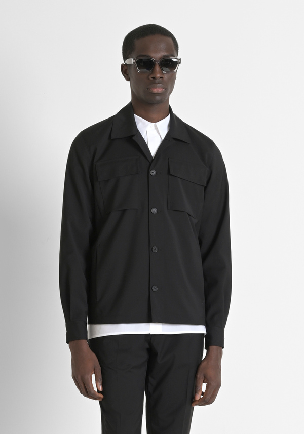 "MELBOURNE" VISCOSE BLEND REGULAR FIT SHIRT - Antony Morato Online Shop