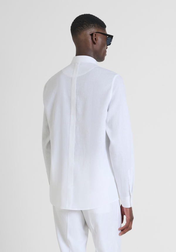 CHEMISE REGULAR FIT « SMIRNE » EN LIN VISCOSE SOFT TOUCH - Antony Morato Online Shop