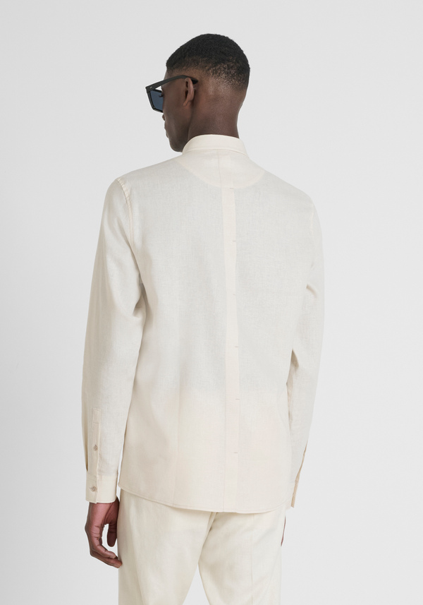 CHEMISE REGULAR FIT « SMIRNE » EN LIN VISCOSE SOFT TOUCH - Antony Morato Online Shop