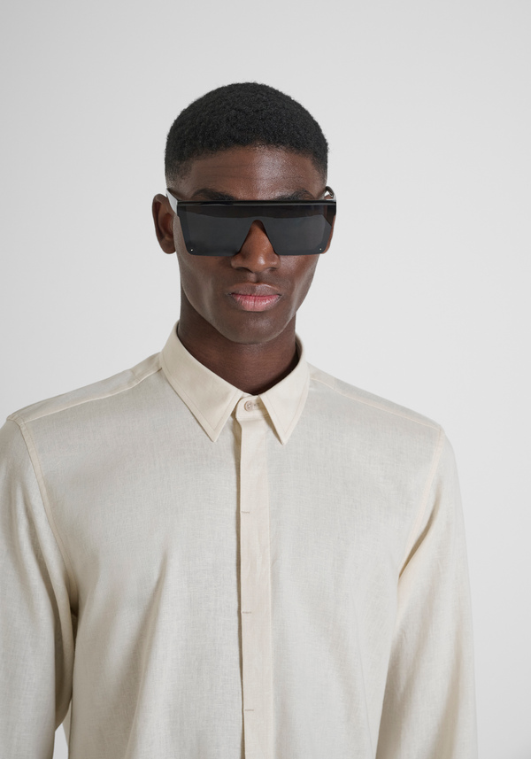 CHEMISE REGULAR FIT « SMIRNE » EN LIN VISCOSE SOFT TOUCH - Antony Morato Online Shop