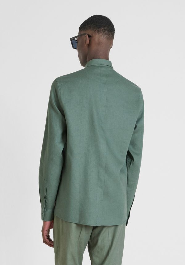 CHEMISE REGULAR FIT « SMIRNE » EN LIN VISCOSE SOFT TOUCH - Antony Morato Online Shop
