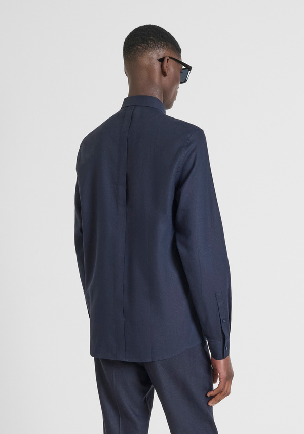CHEMISE REGULAR FIT « SMIRNE » EN LIN VISCOSE SOFT TOUCH - Antony Morato Online Shop