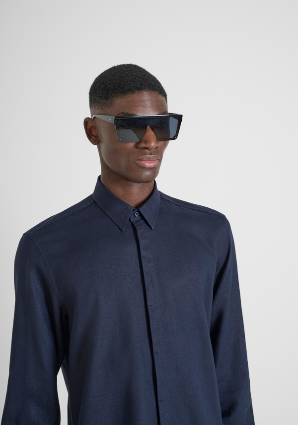 CHEMISE REGULAR FIT « SMIRNE » EN LIN VISCOSE SOFT TOUCH - Antony Morato Online Shop