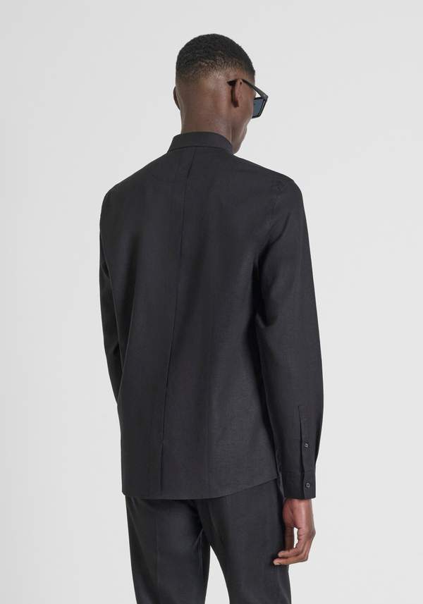 CHEMISE REGULAR FIT « SMIRNE » EN LIN VISCOSE SOFT TOUCH - Antony Morato Online Shop