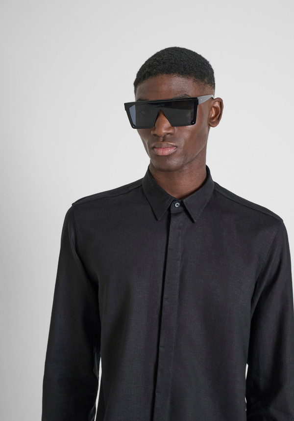 CHEMISE REGULAR FIT « SMIRNE » EN LIN VISCOSE SOFT TOUCH - Antony Morato Online Shop