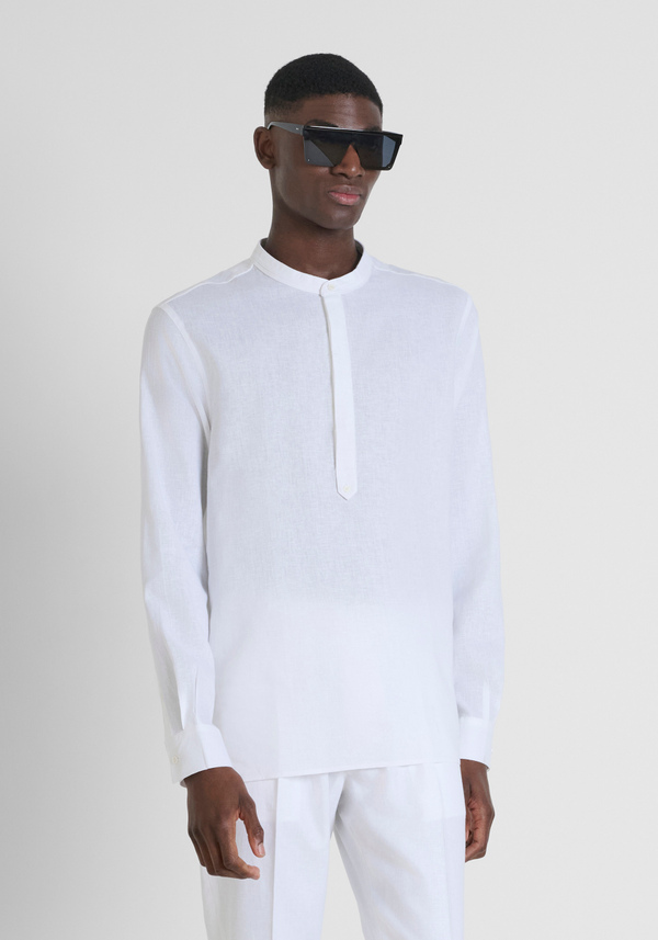 CAMICIA RELAXED FIT "KILIS" IN MISTO LINO TOCCO MORBIDO - Antony Morato Online Shop