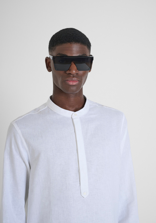CAMICIA RELAXED FIT "KILIS" IN MISTO LINO TOCCO MORBIDO - Antony Morato Online Shop