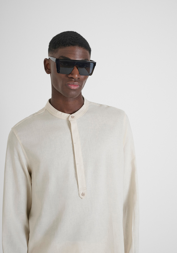 CAMICIA RELAXED FIT "KILIS" IN MISTO LINO TOCCO MORBIDO - Antony Morato Online Shop