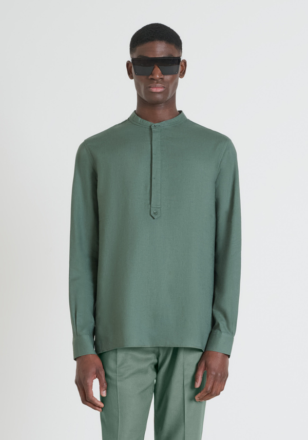 CAMICIA RELAXED FIT "KILIS" IN MISTO LINO TOCCO MORBIDO - Antony Morato Online Shop