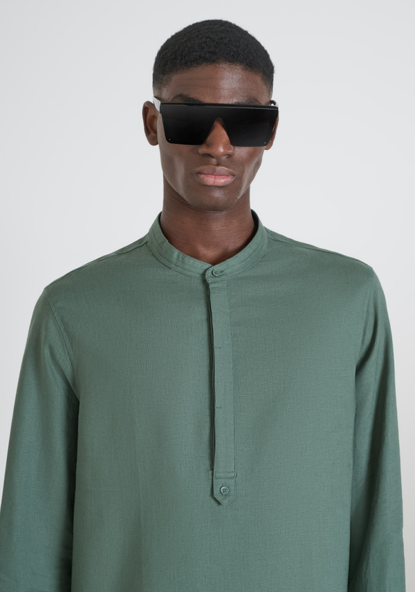 CAMICIA RELAXED FIT "KILIS" IN MISTO LINO TOCCO MORBIDO - Antony Morato Online Shop