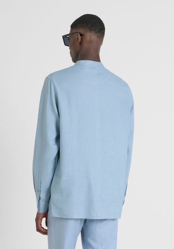 CAMICIA RELAXED FIT "KILIS" IN MISTO LINO TOCCO MORBIDO - Antony Morato Online Shop