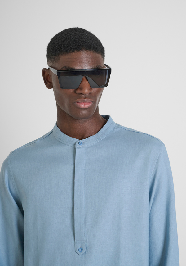CAMICIA RELAXED FIT "KILIS" IN MISTO LINO TOCCO MORBIDO - Antony Morato Online Shop