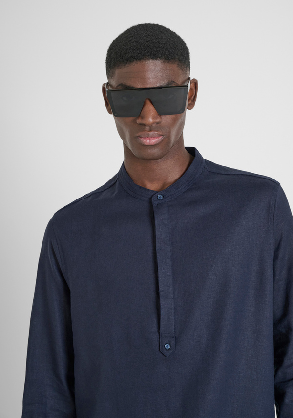 CAMICIA RELAXED FIT "KILIS" IN MISTO LINO TOCCO MORBIDO - Antony Morato Online Shop