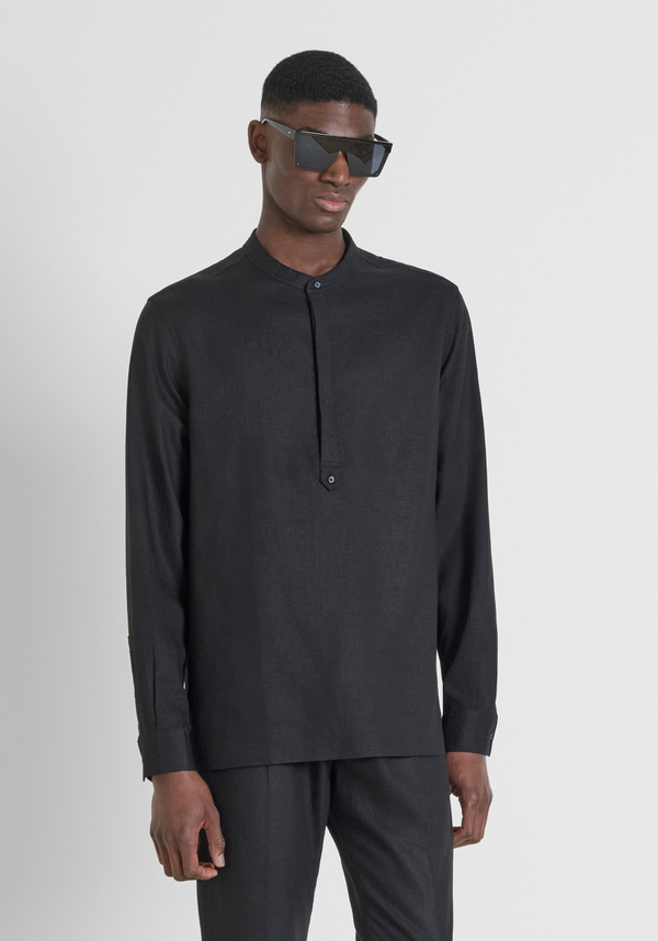 CAMICIA RELAXED FIT "KILIS" IN MISTO LINO TOCCO MORBIDO - Antony Morato Online Shop