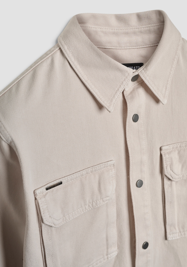 CAMICIA REGULAR FIT "BOB" IN DENIM COLORATO - Antony Morato Online Shop