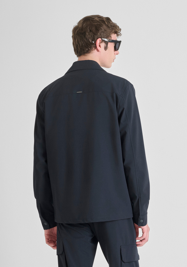CAMICIA REGULAR FIT IN MISTO VISCOSA ELASTICA - Antony Morato Online Shop