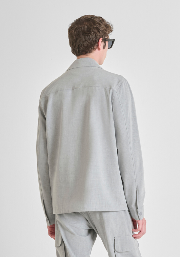 CAMICIA REGULAR FIT IN MISTO VISCOSA ELASTICA - Antony Morato Online Shop