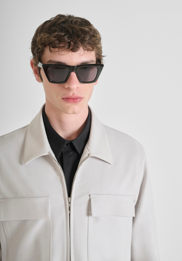 REGULAR FIT SHIRT IN WOOL BLEND - Antony Morato Online Shop