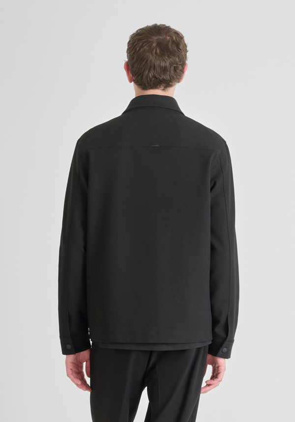 REGULAR FIT SHIRT IN WOOL BLEND - Antony Morato Online Shop