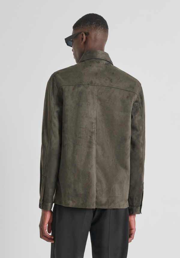 REGULAR FIT SHIRT IN SUEDE EFFECT - Antony Morato Online Shop
