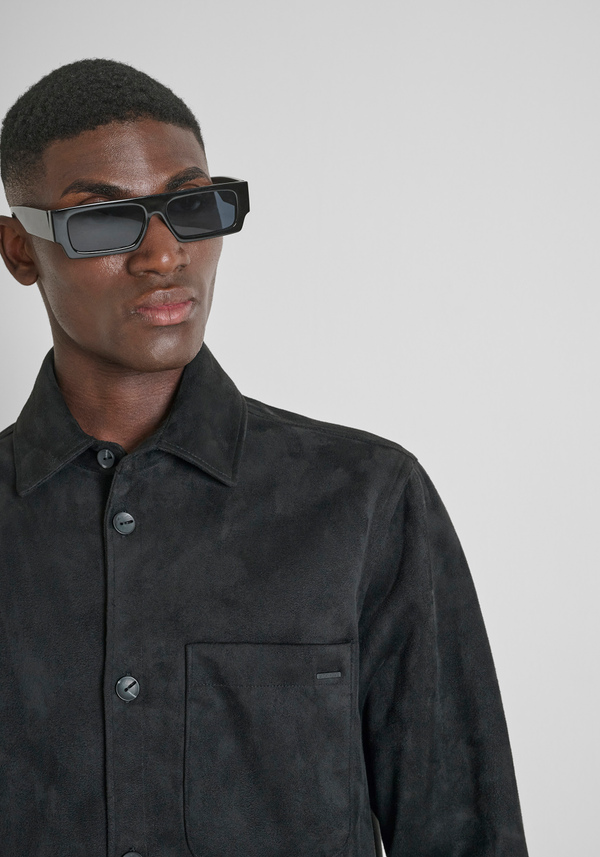 REGULAR FIT SHIRT IN SUEDE EFFECT - Antony Morato Online Shop