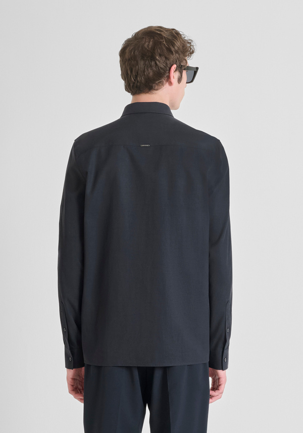 REGULAR FIT "DENVER" SHIRT IN LYOCELL AND COTTON BLEND - Antony Morato Online Shop