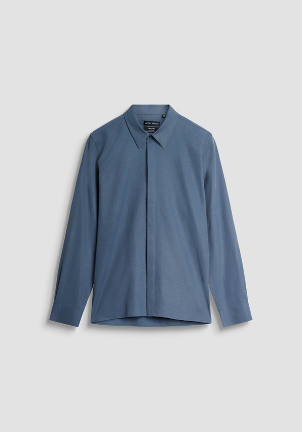 CAMISA REGULAR FIT "DENVER" EN MEZCLA DE LYOCELL Y ALGODÓN - Antony Morato Online Shop