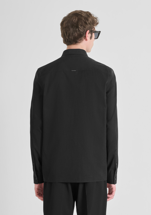 CHEMISE REGULAR FIT "DENVER" EN MÉLANGE LYOCELL ET COTON - Antony Morato Online Shop