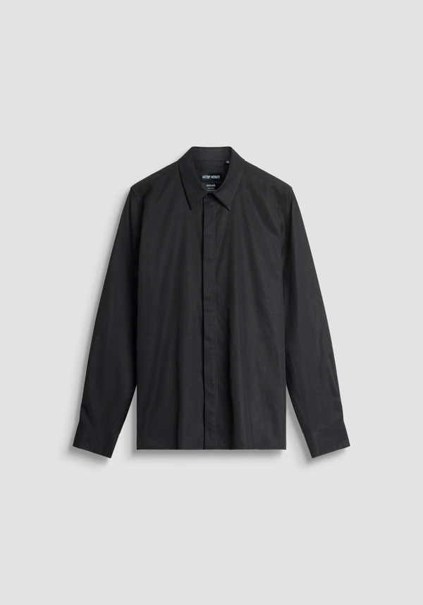 CHEMISE REGULAR FIT "DENVER" EN MÉLANGE LYOCELL ET COTON - Antony Morato Online Shop
